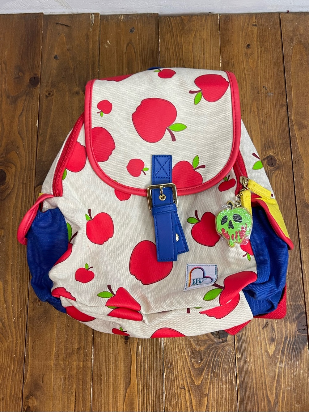 Disney store ILY poison Apple backpack